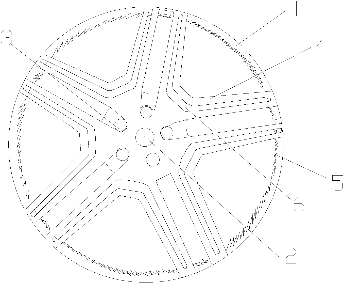一种散热型汽车轮毂