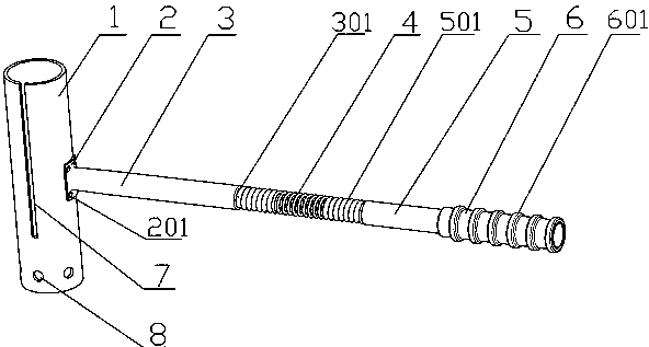 cn208000076u_一种手持二踢脚防震伤发射器失效