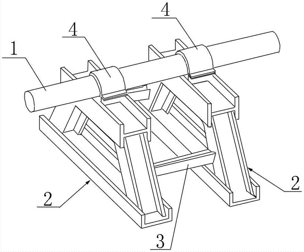 一种混凝土泵管支架