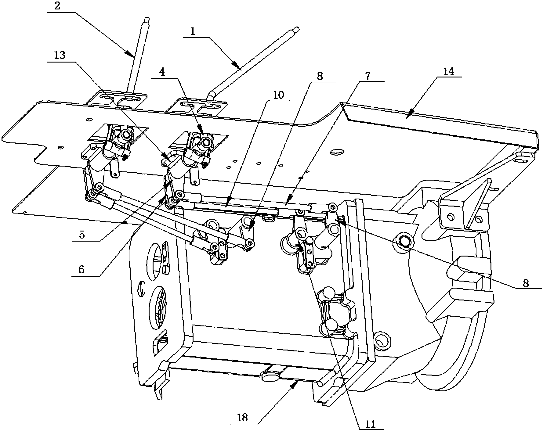 cn208169503u_一种拖拉机侧置多档位传动机构有效