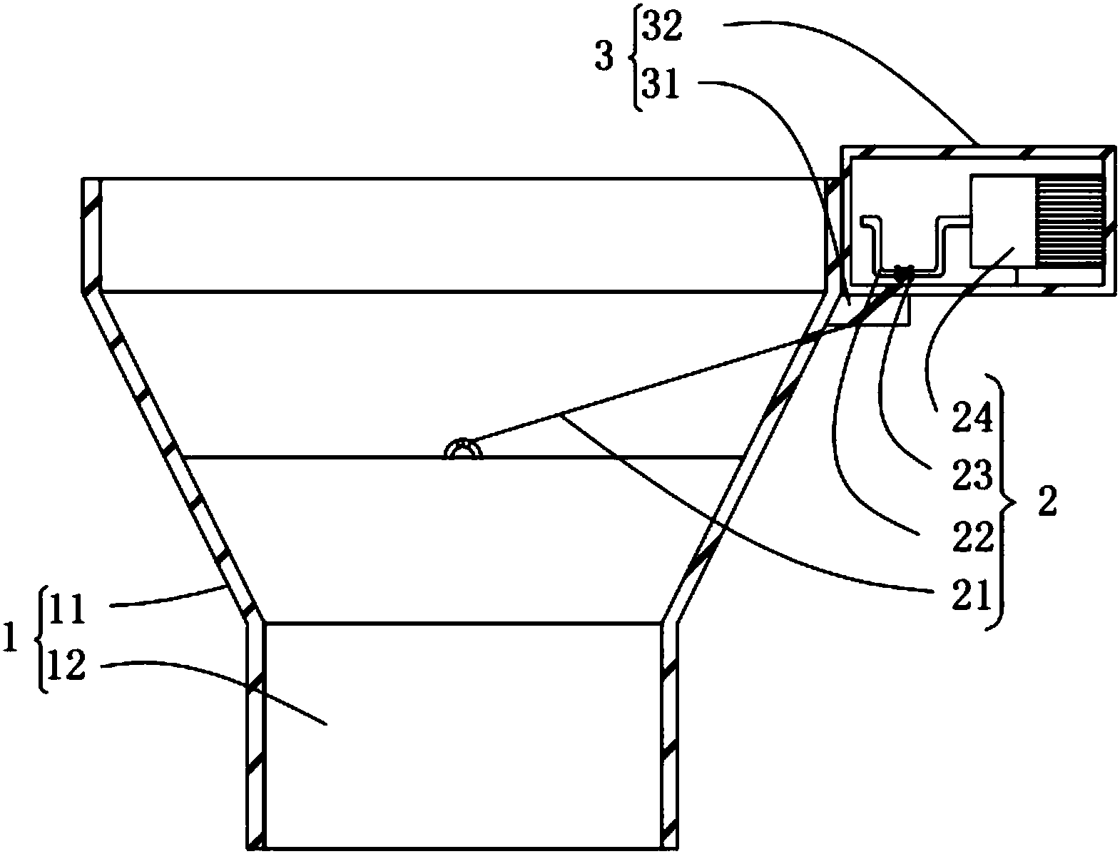 一种利器盒方便漏斗器