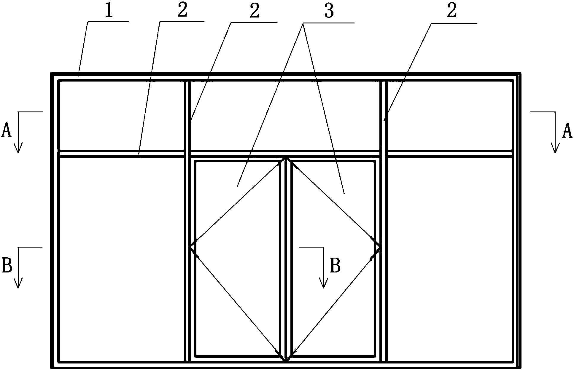 cn208220500u_一种新型穿条式隔热地弹门有效