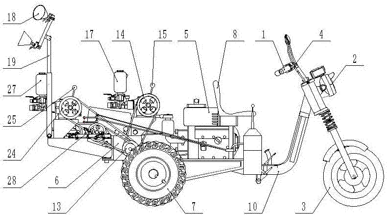 cn208242682u_一种自动农药喷雾机有效