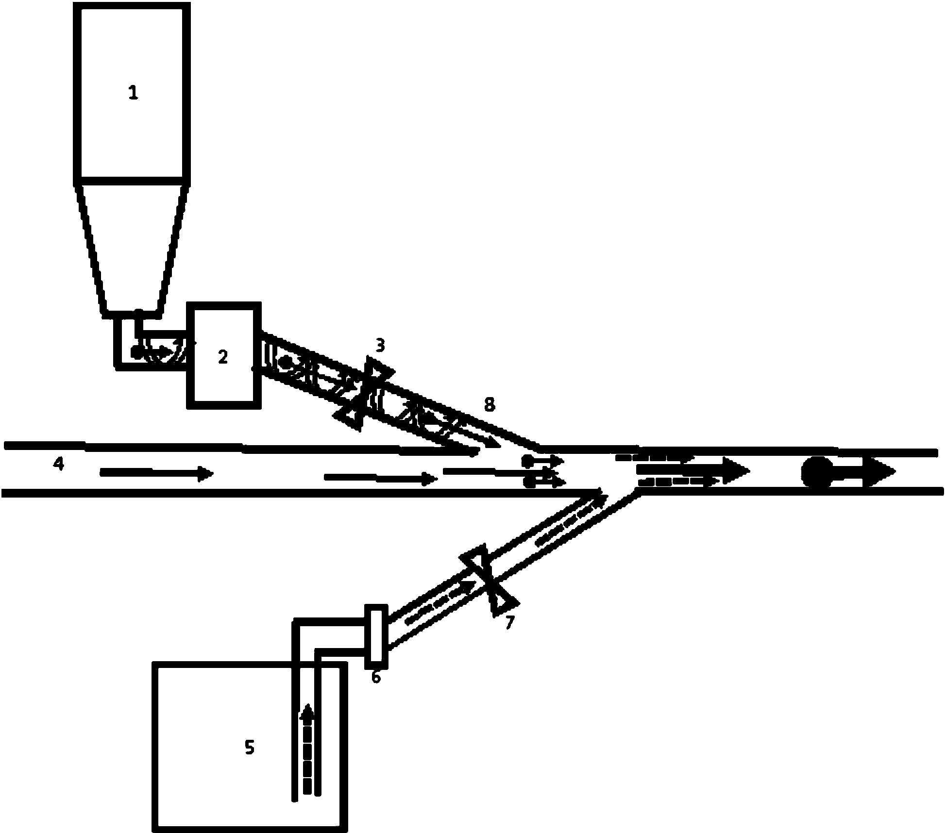 一种吹沙造岛固化设备