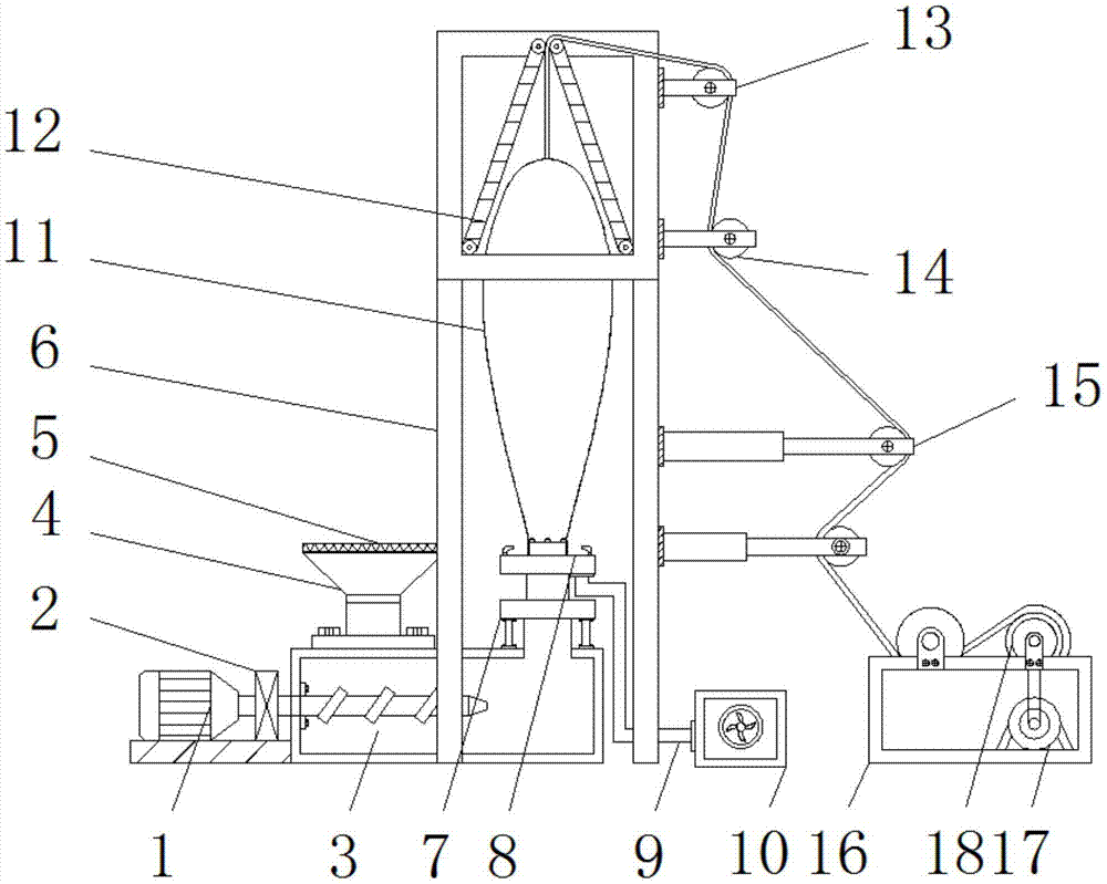 cn208410733u_一种塑料吹膜机有效