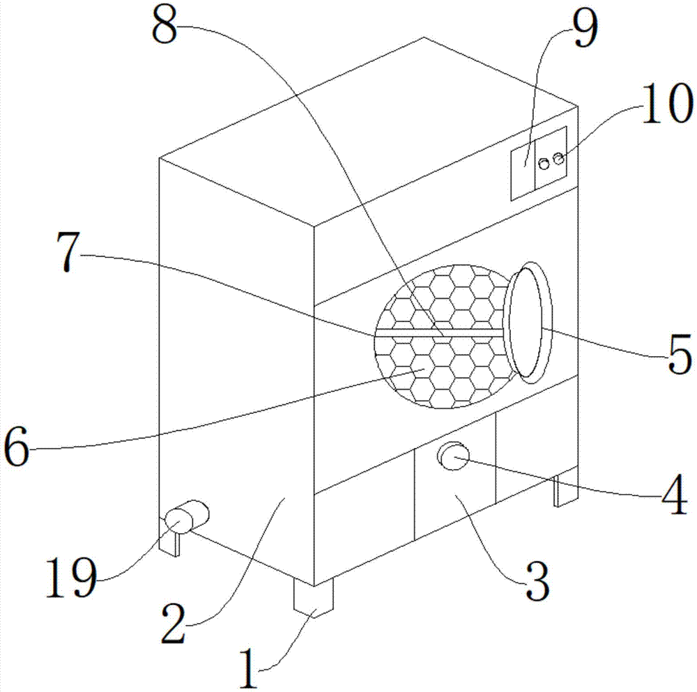 cn208414888u_一种用于工业干洗机的烘干装置有效