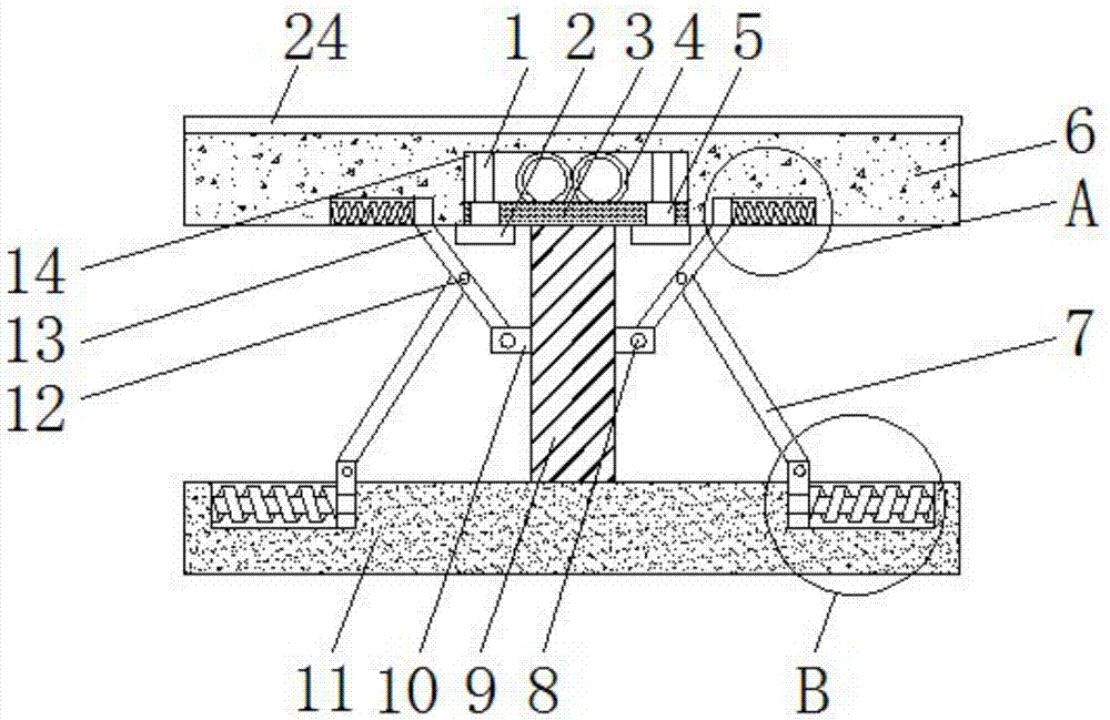 cn208415086u_一种稳固性能好的桥梁抗震支座有效