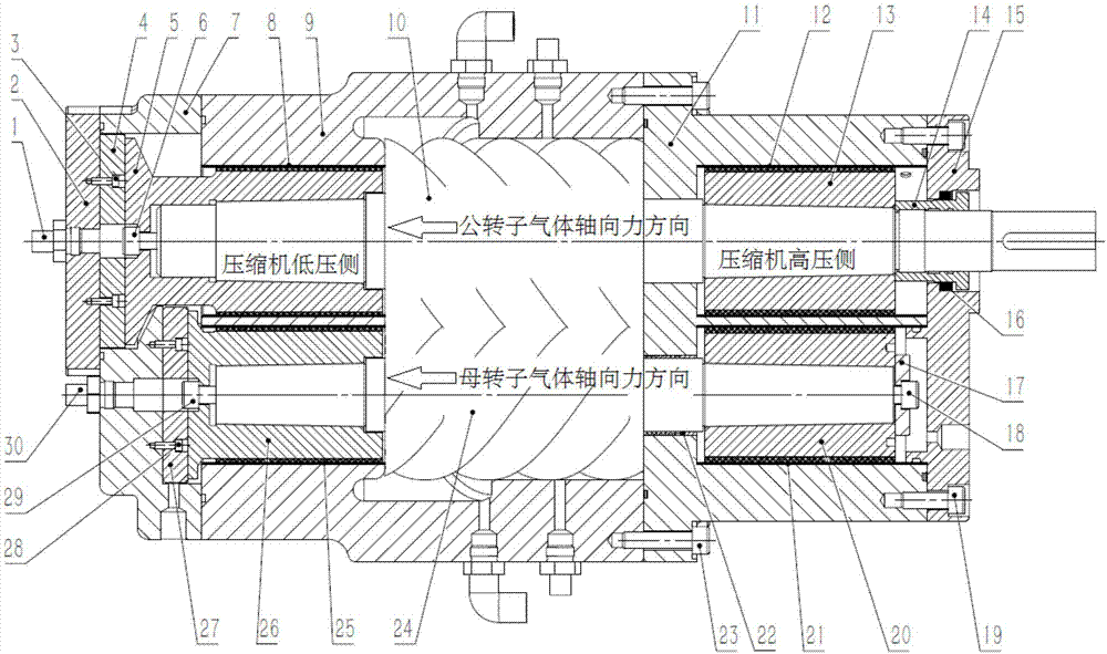 cn208417261u_一种水润滑错位推力轴承有效