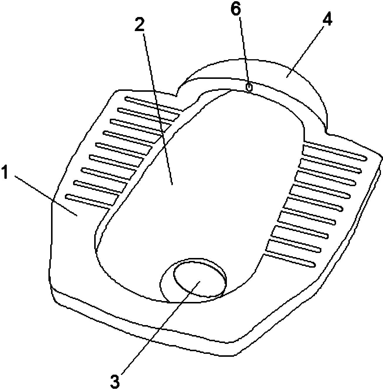 一种可对堵塞监测的智能蹲厕洁具专利_专利申请于201