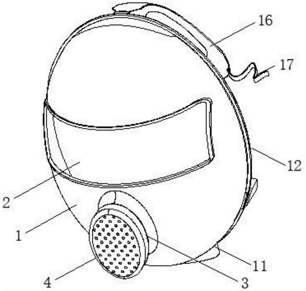 一种多效多防防毒面罩