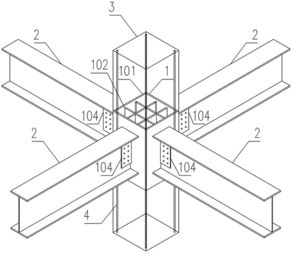 cn209384395u_一种rcs混合框架梁柱连接节点有效