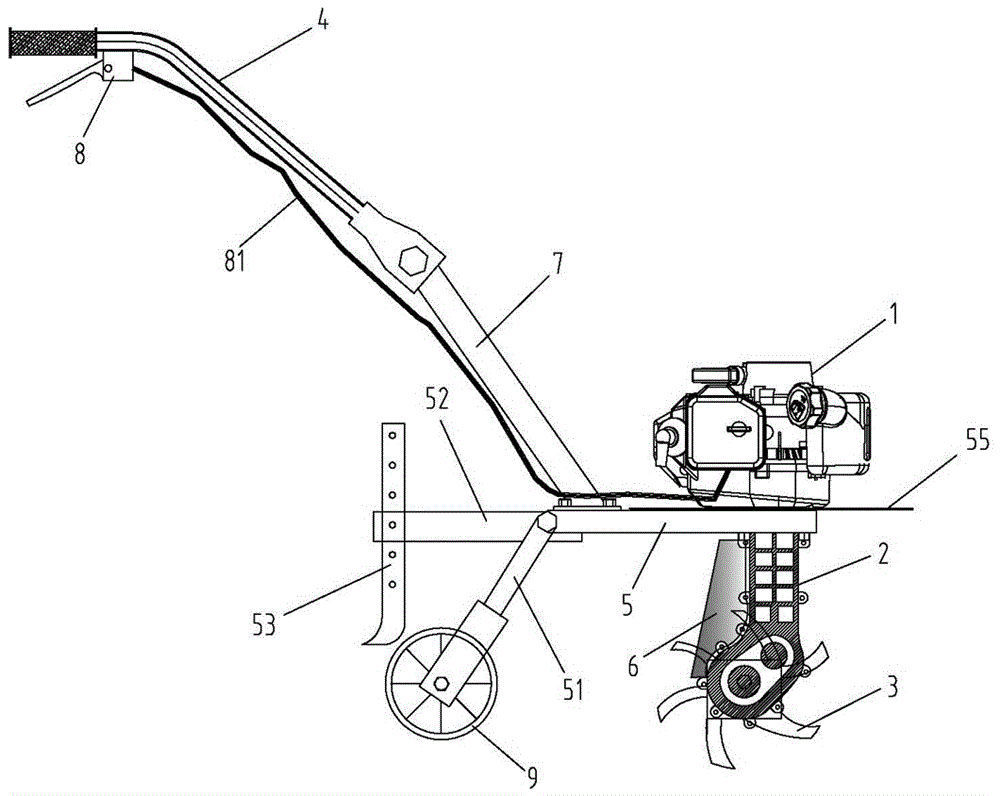 cn209402968u_一种具有防缠草装置的小型微耕机有效