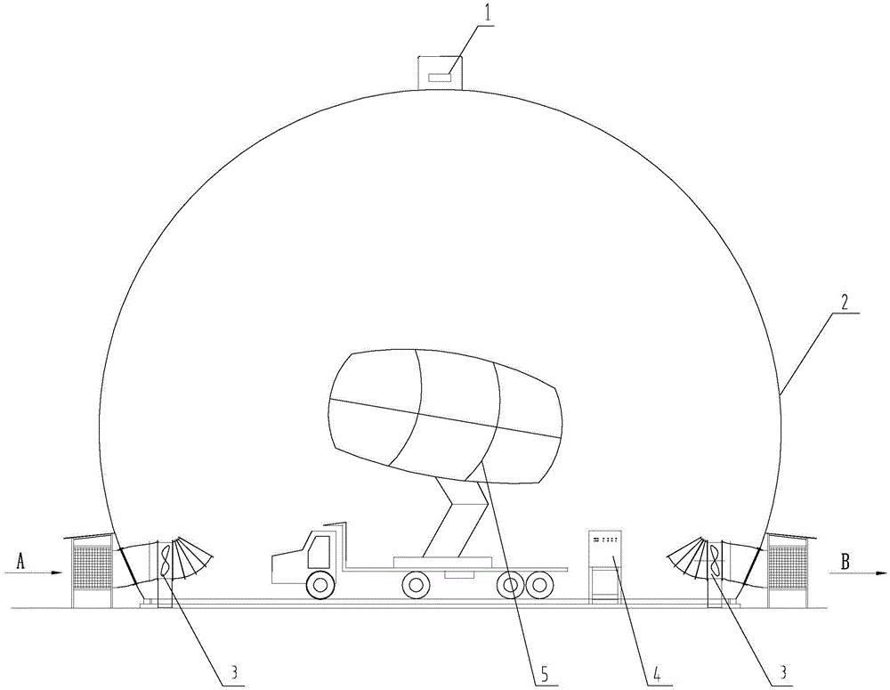 cn209561597u_一种雷达天线罩主动通风降温系统有效