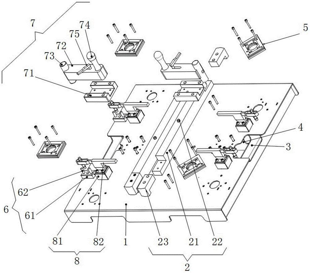 cn209632866u_一种框架组装夹具有效