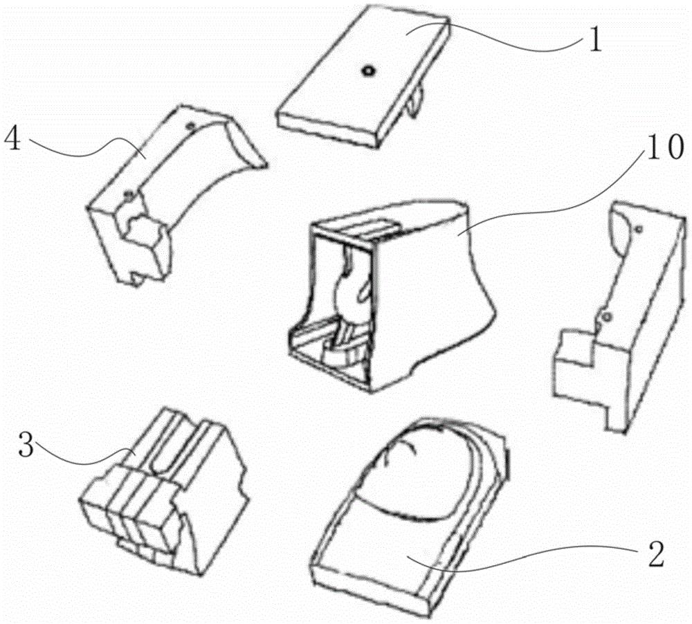 cn209755547u_一种全包坐便器模具结构有效