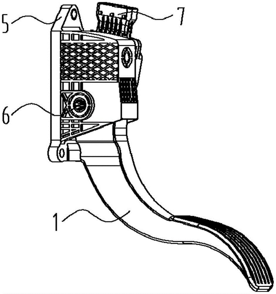 电子油门踏板总成