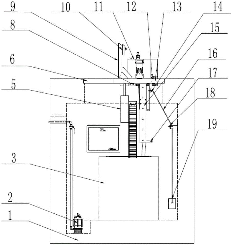 航空勤务翻盖升降地井