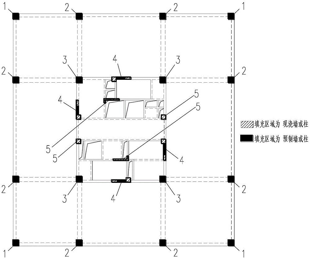 cn209874058u_一种装配式混凝土框剪结构有效