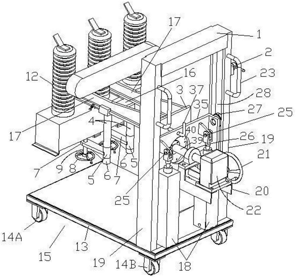 cn209938664u_一种zw32真空断路器升降翻转工装车有效