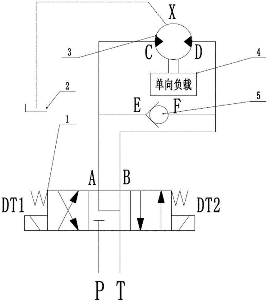 cn209990715u_液压马达单向驱动装置和液压回路有效