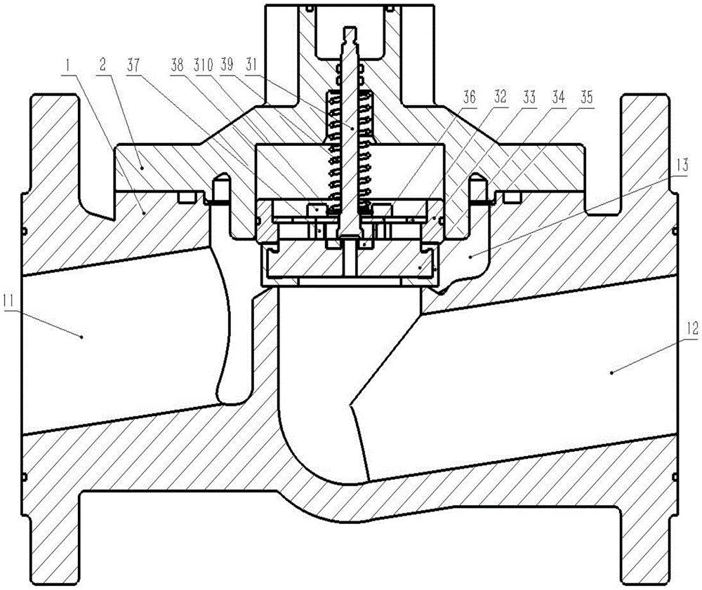 cn210003825u_一种管道截止阀用先导式泄压结构有效