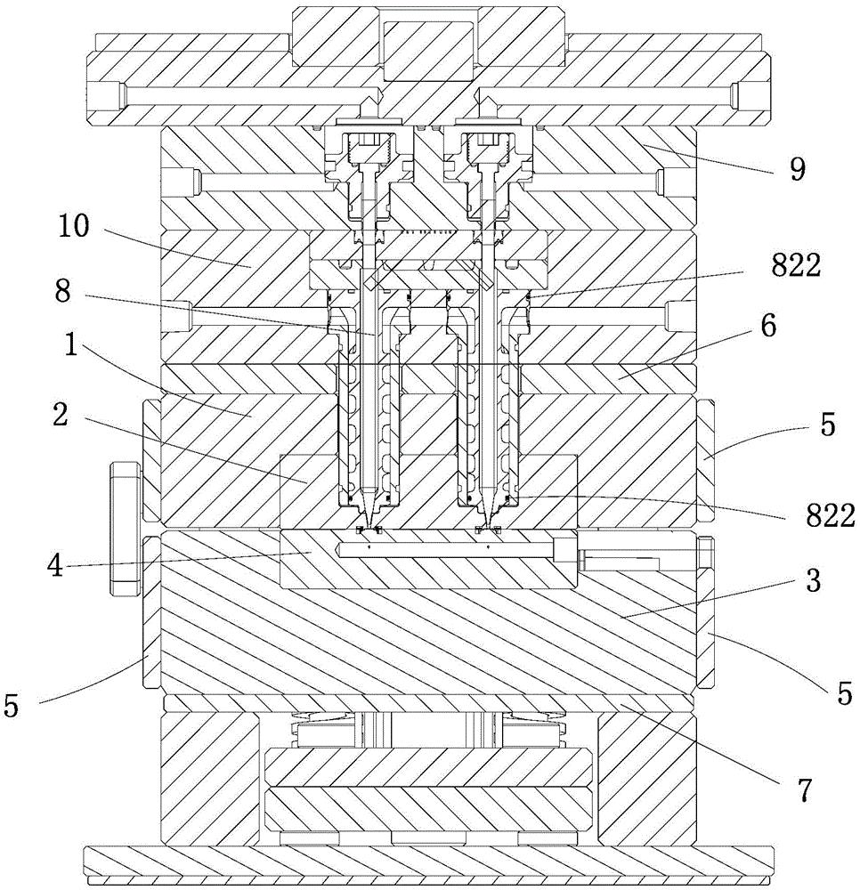 cn210026127u_一种薄壁微量液态硅胶冷流道模具有效