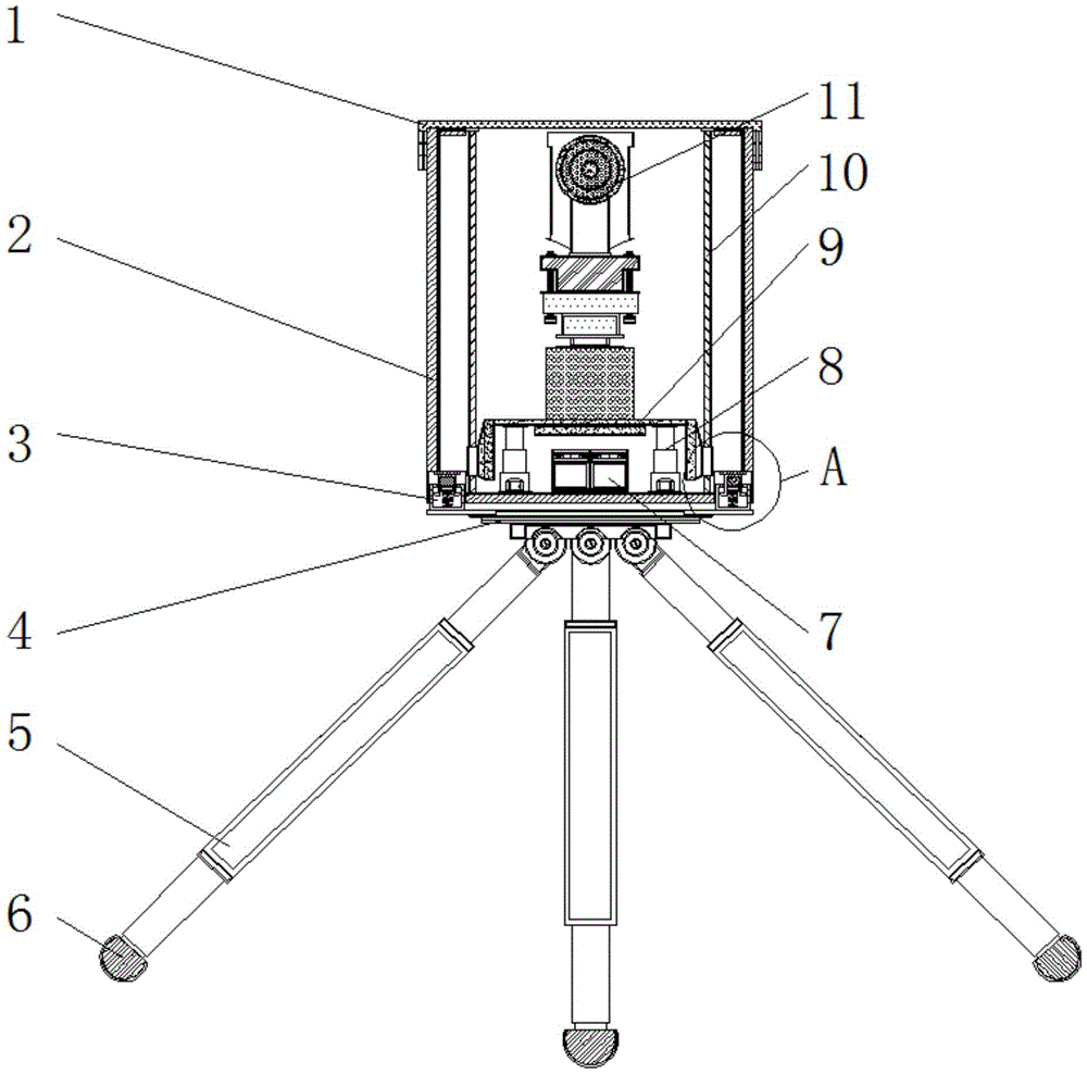 cn210570649u_一种实现三维建模的倾斜摄影测量装置有效