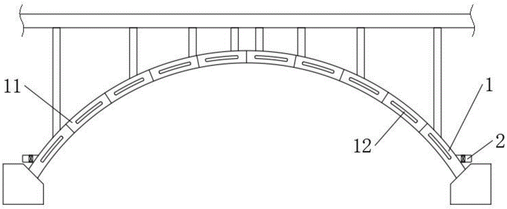 cn210916970u_一种上承式钢管拱桥结构有效
