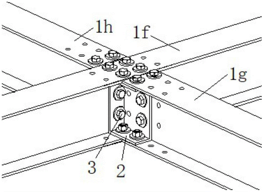 一种钢梁十字形节点连接结构