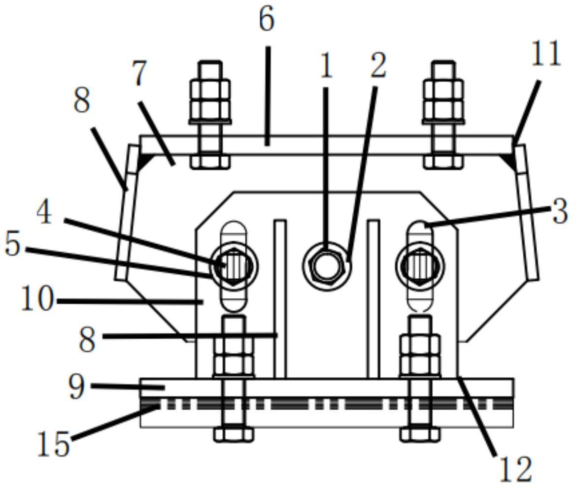 cn211443840u_一种皮带机重锤张紧装置用支座及皮带机重锤张紧装置