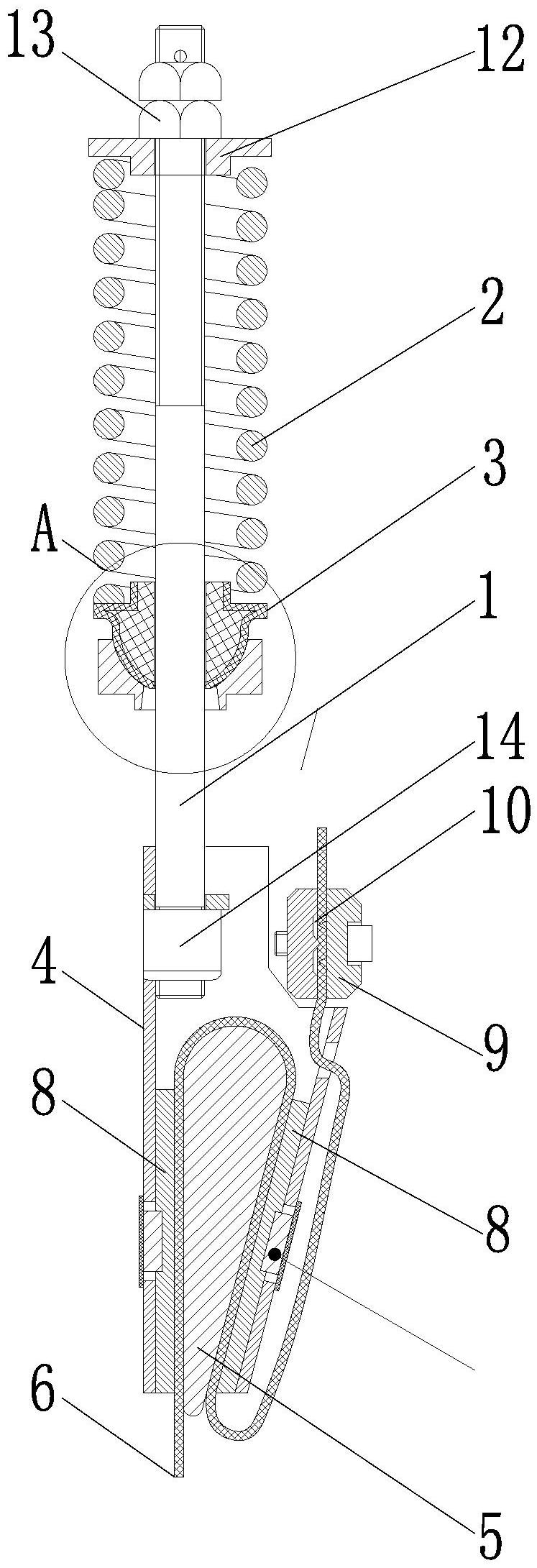 cn211521287u_一种钢带电梯专用钢带绳头组合装置有效