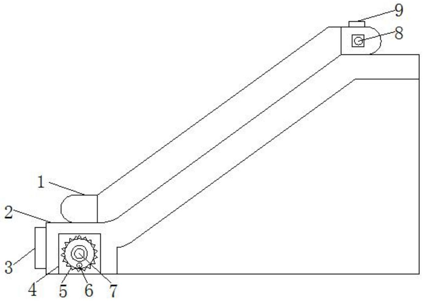 cn211644286u_一种带有安全保护的自动扶梯