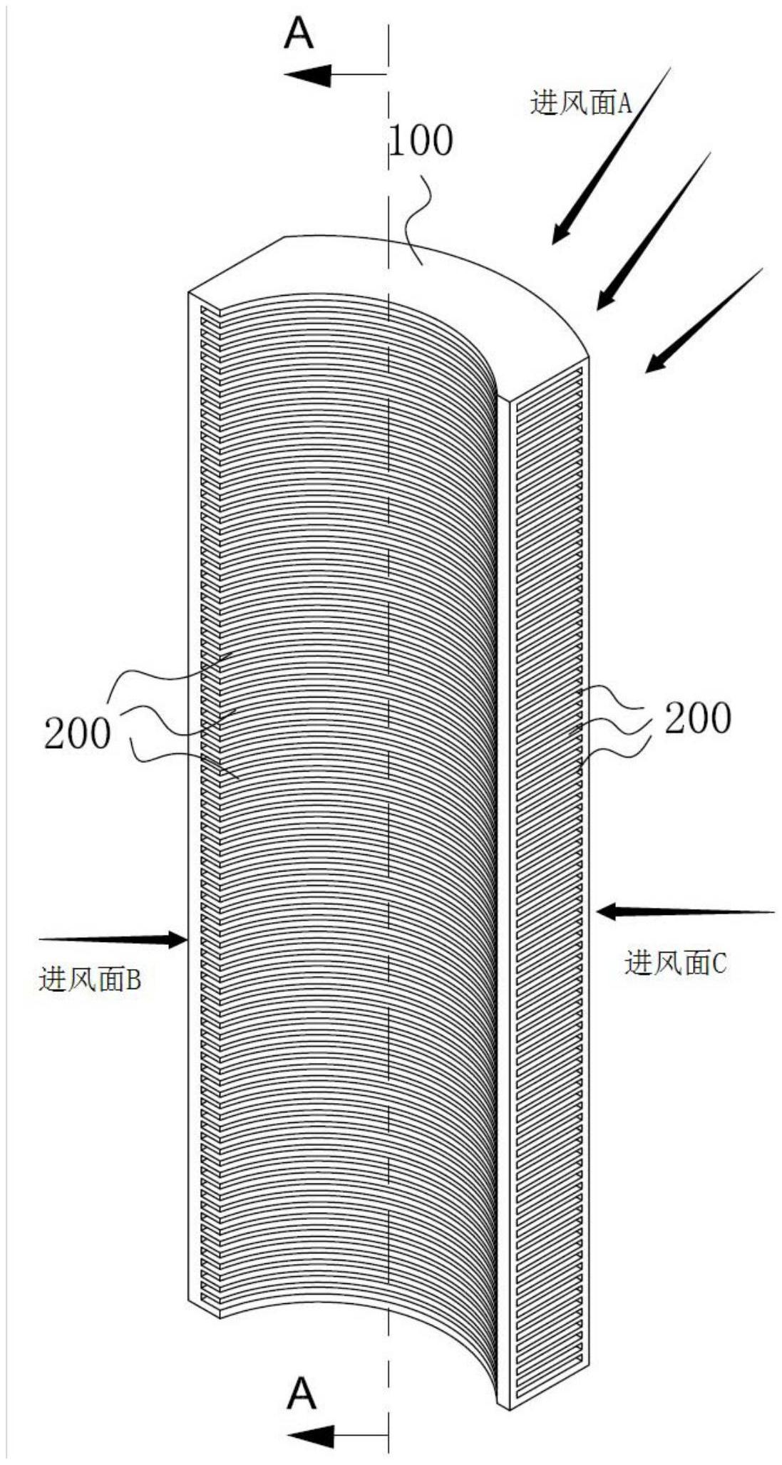 一种多面进风式静电除尘装置及其输风设备