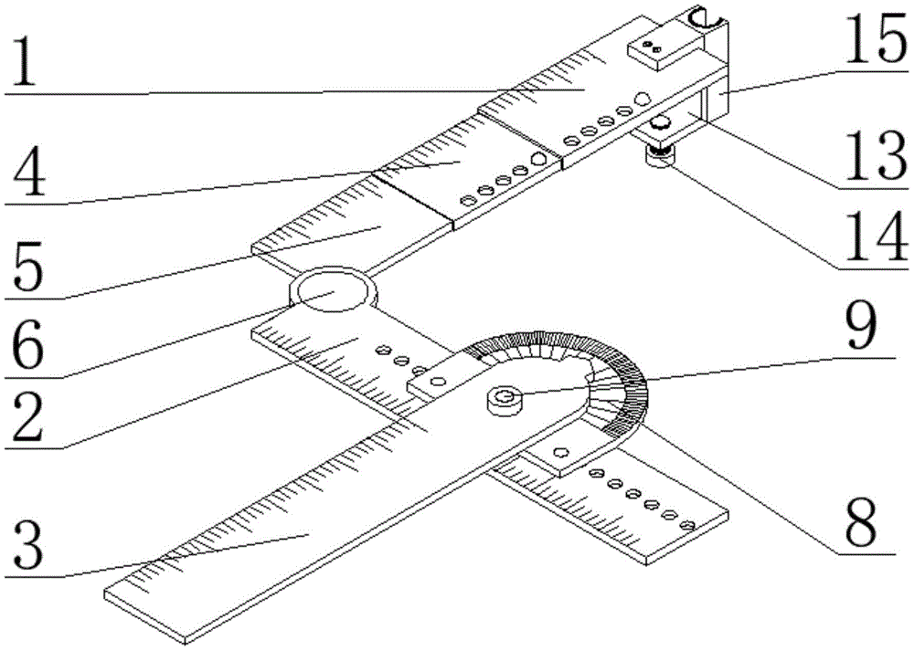 cn212158354u_一种建筑管理多功能工程测量尺有效