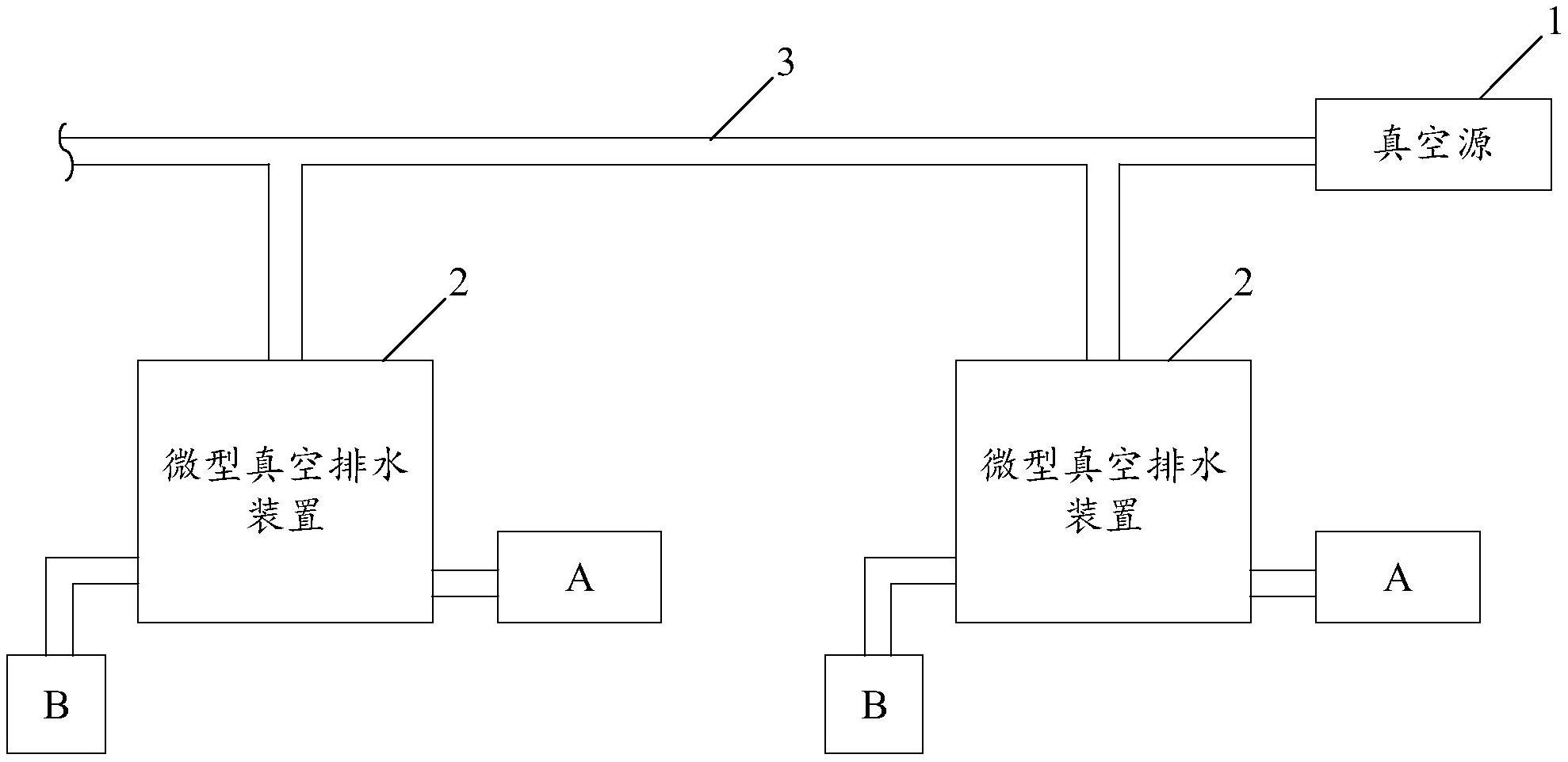 一种微型真空排水系统