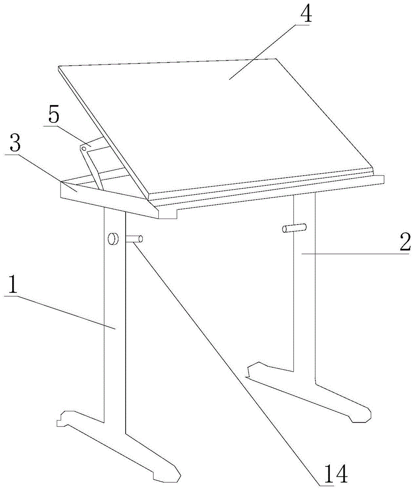 cn212233611u_一种可携带设计绘图桌有效