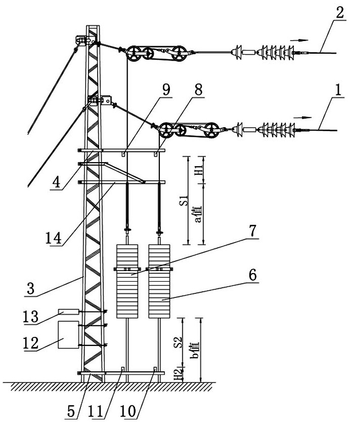 电气化铁路接触网下锚补偿装置专用监控设备