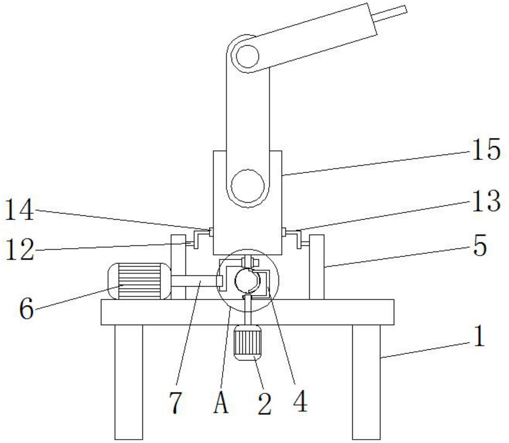 cn212578646u_一种多角度旋转的智能机器人用机械臂弯曲结构