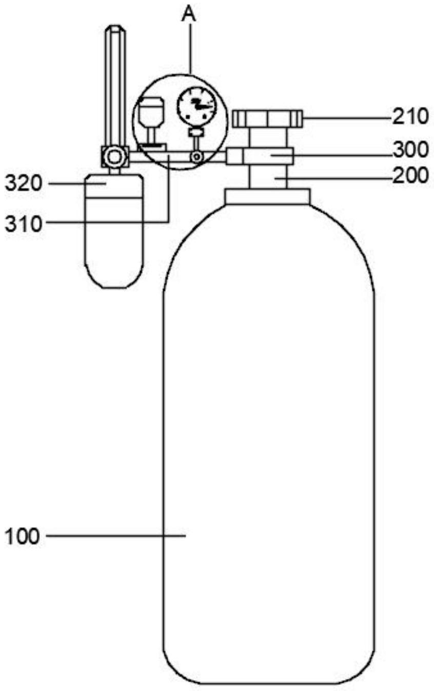 cn212869361u_一种氧气筒压力流量低压自动报警装置