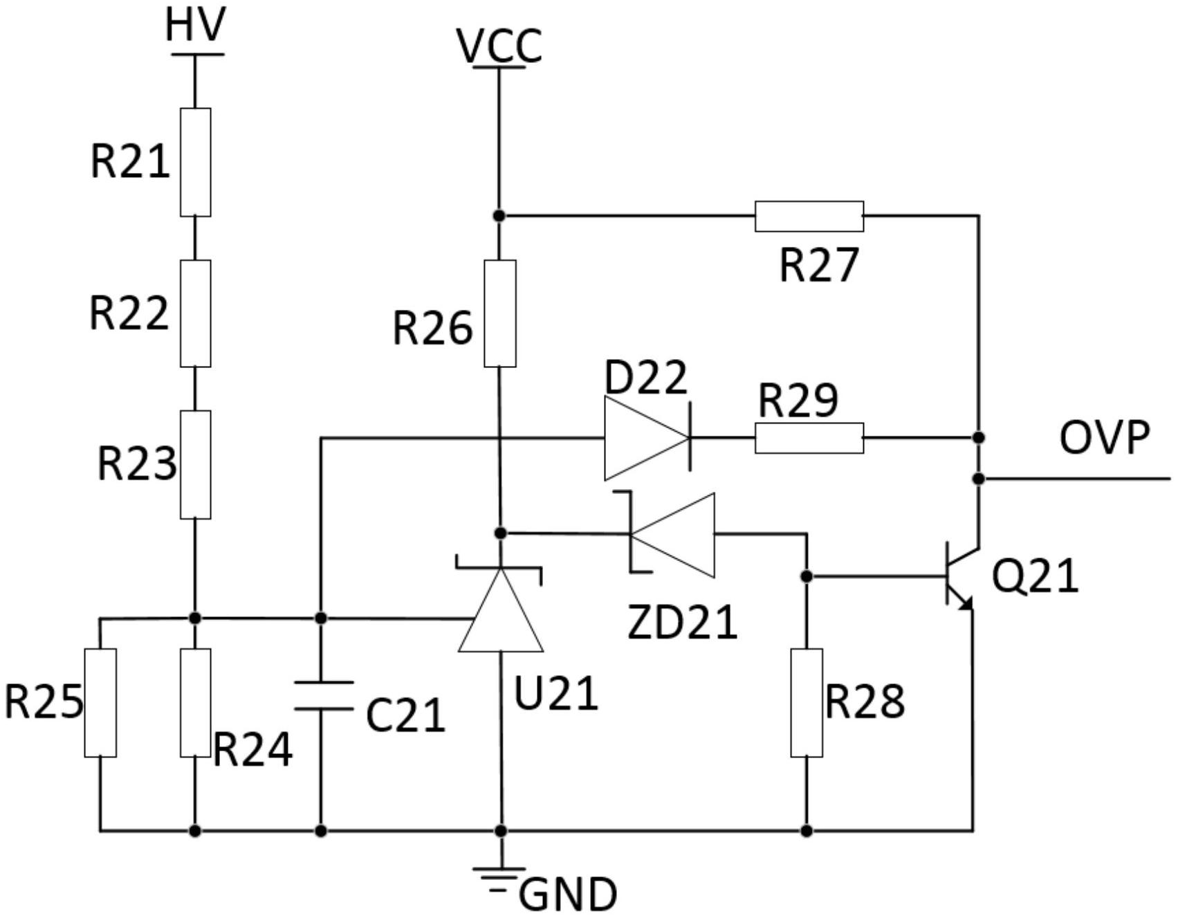 cn212875379u_开关电源过压保护电路及开关电源有效