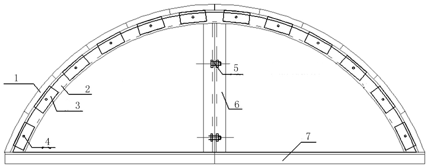 cn212957611u_一种砌筑拱形结构模板装置