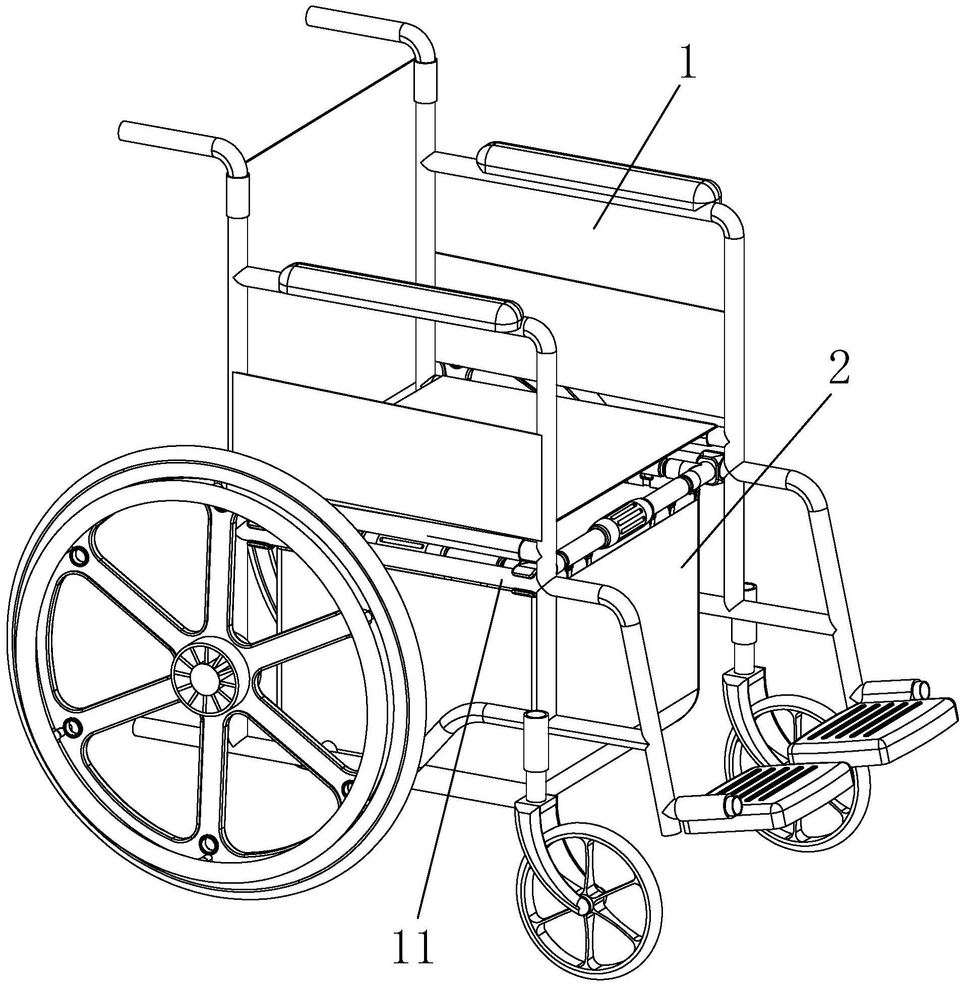 cn213047762u_一种底部具有储存空间的轮椅
