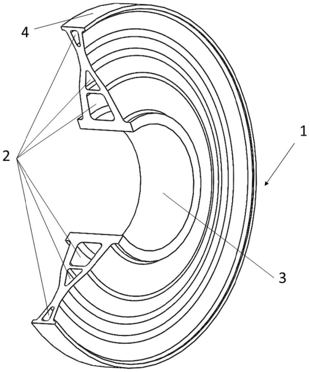 cn213063682u_一种带三内环空腔的涡轮盘结构