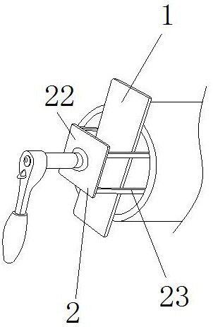 cn213101625u_一种用于净水行业反渗透膜元件端盖取出的装置