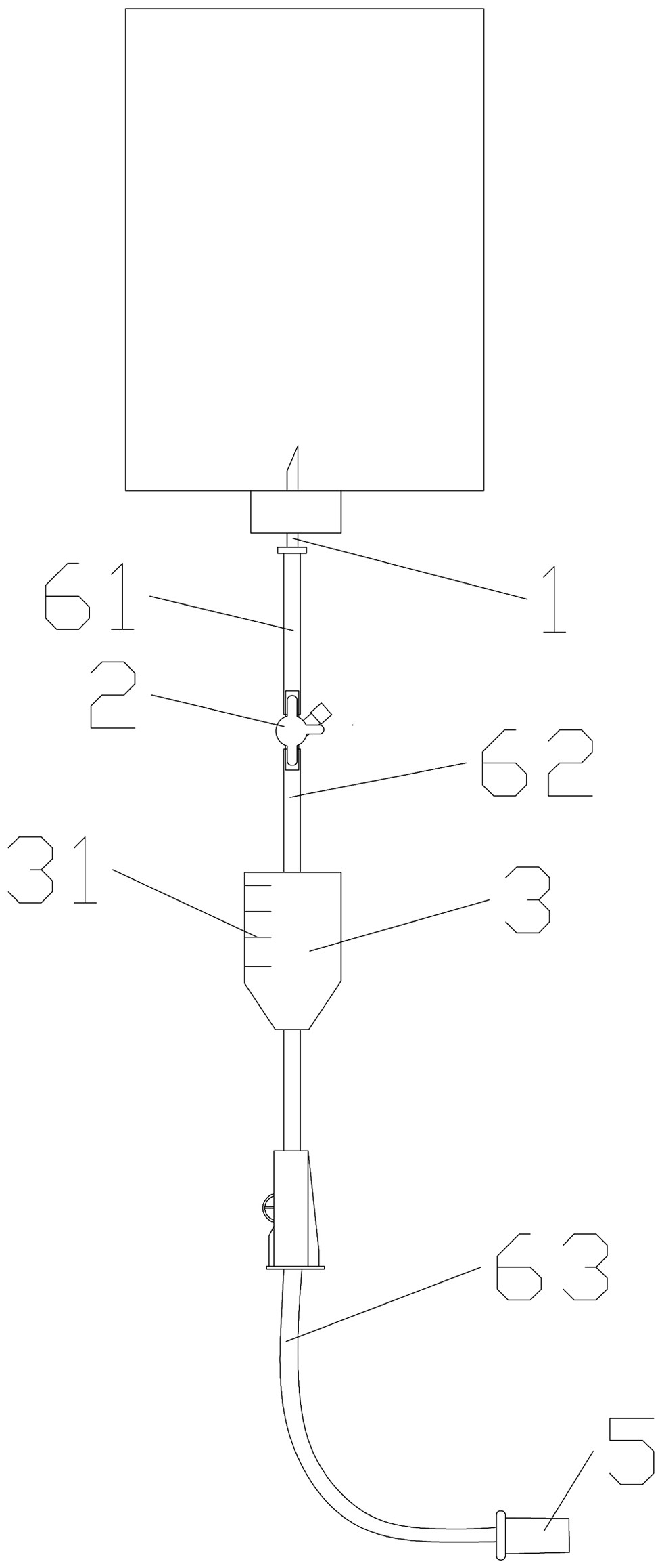 cn213312234u_一种密闭式吸痰管的冲洗装置有效