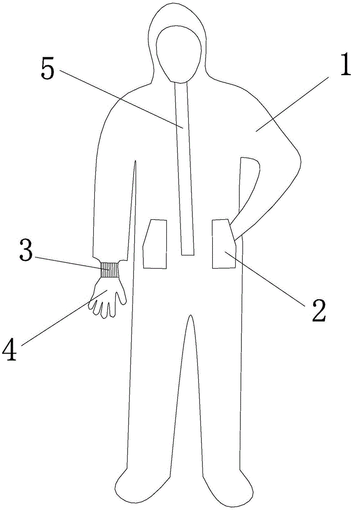 一种传染病科用医疗防护服