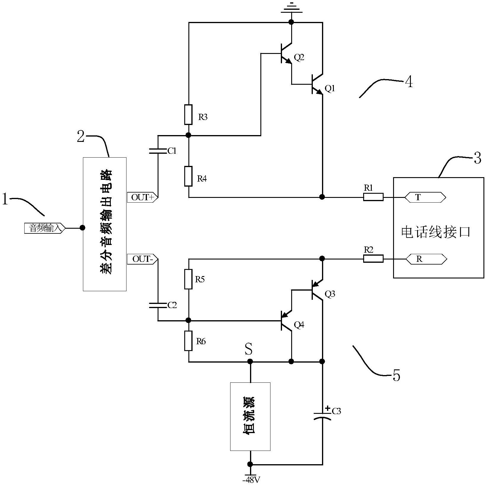 cn213403476u_一种用户接口音频输出电路有效