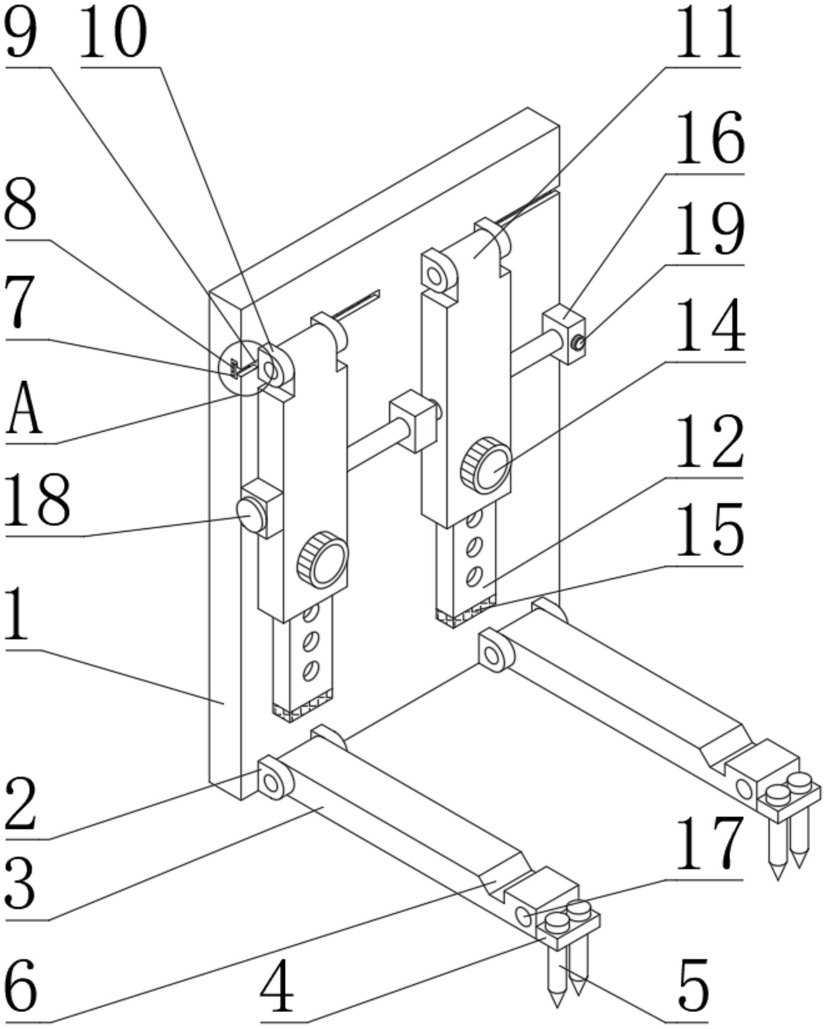 cn213418524u_一种建筑工程施工用可拆卸式临时支护结构有效