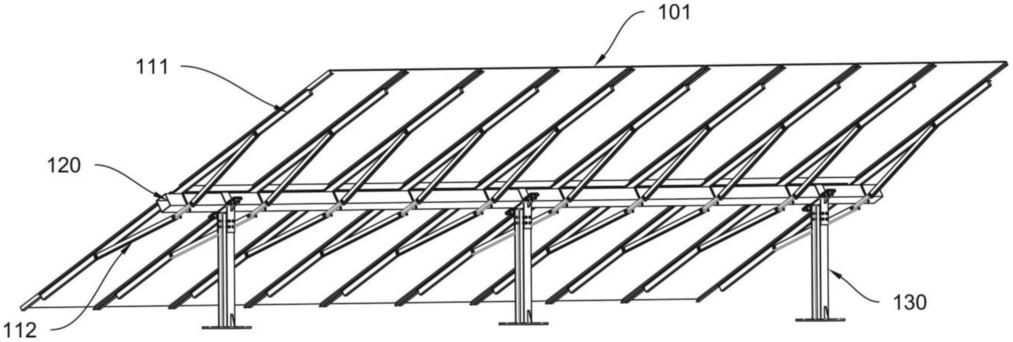 一种檩条支撑结构及适用于双面光伏组件的支架