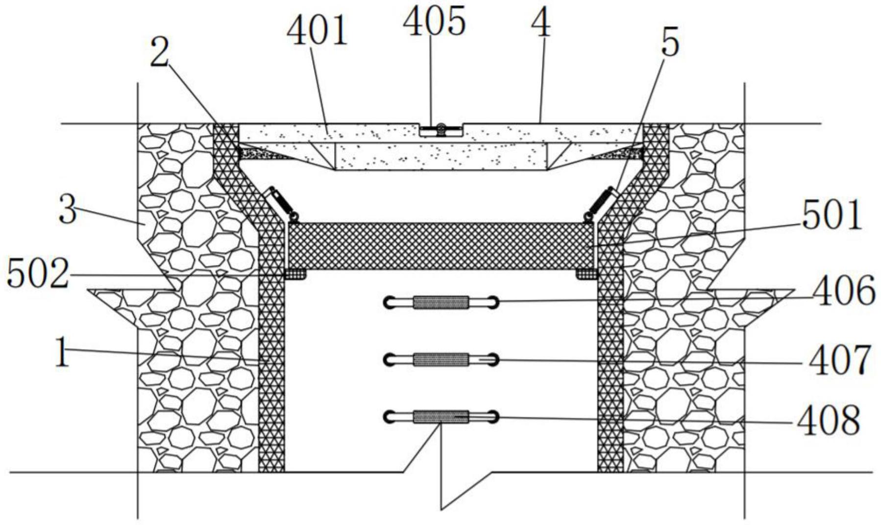 一种软基水工程建筑物地下室的集水井工程结构